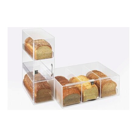 Cal-Mil Cal-Mil Classic 3 Tier Bread Case 8"W x 13"D x 21"H Wood Accent 1204-52